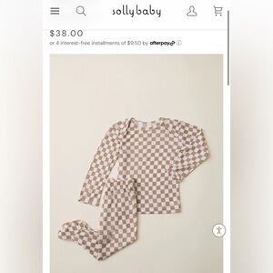 Bundle (4) 0-3M Solly Baby Modal Footed Sleep Sets